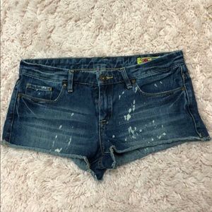 Denim shorts
